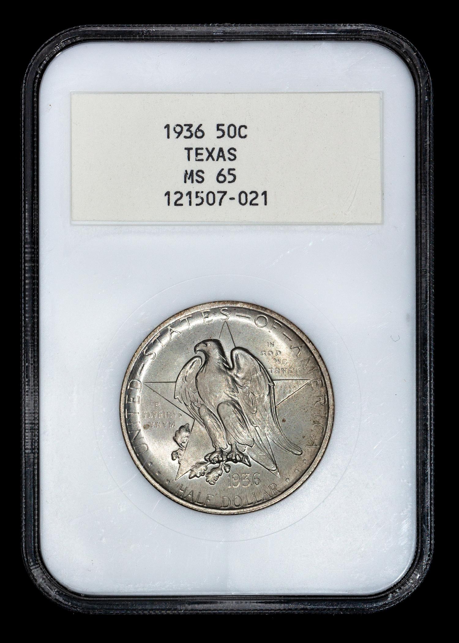 A United States 1936 Texas Commemorative 50c Coin