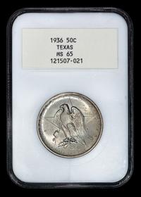 A United States 1936 Texas Commemorative 50c Coin