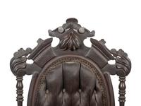 An American Renaissance Revival Walnut Side Chair