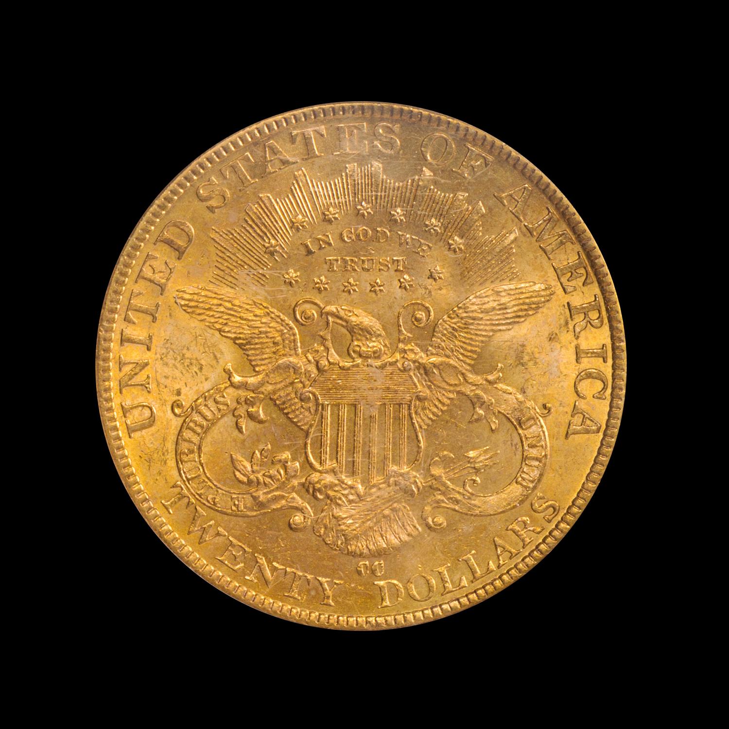 A United States 1893-CC Liberty Head $20 Gold Coin