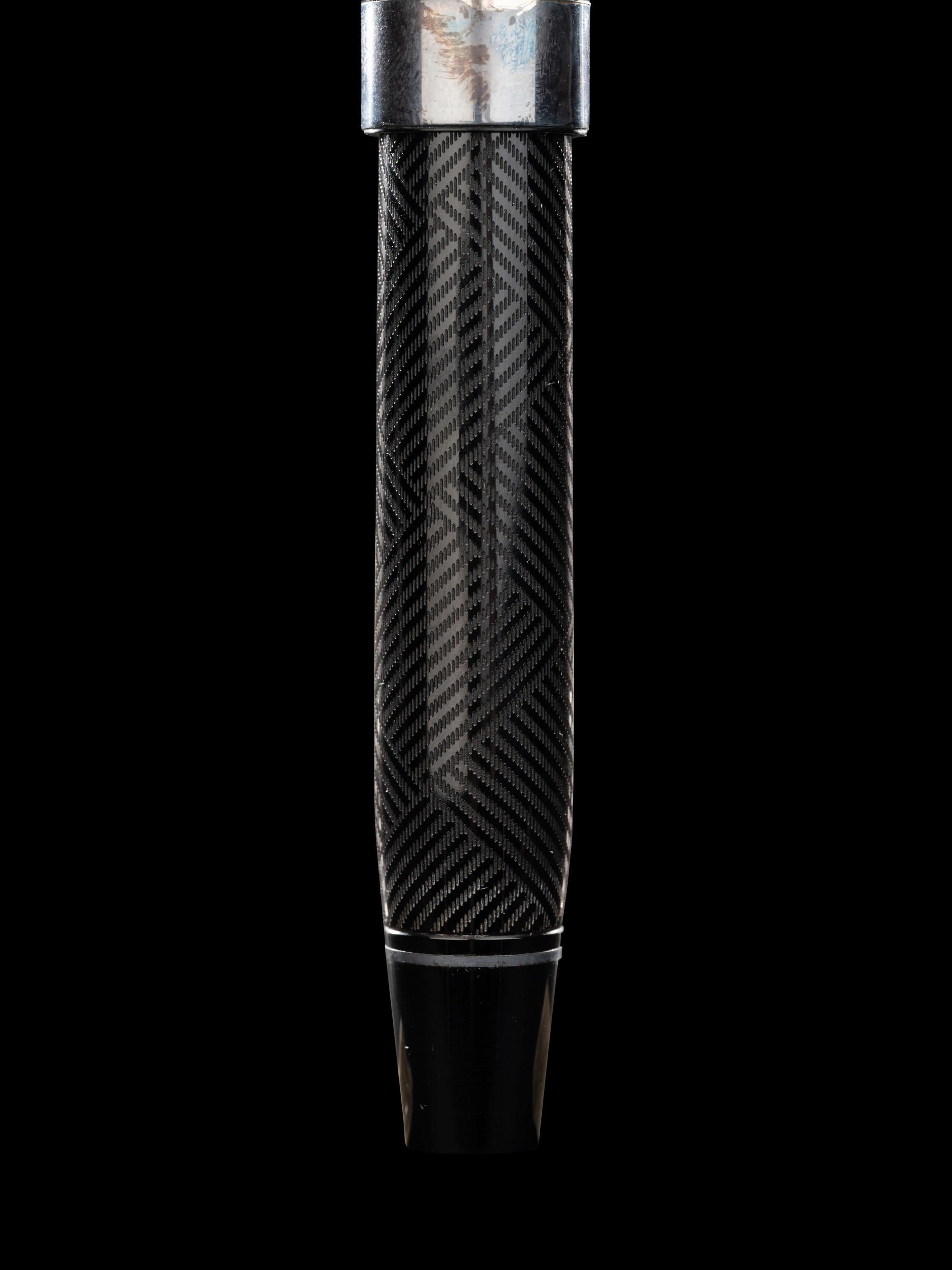 Conway Stewart: Churchill-Ebonite and Silver Trim Limited Edition Fountain Pen and Ink Set
