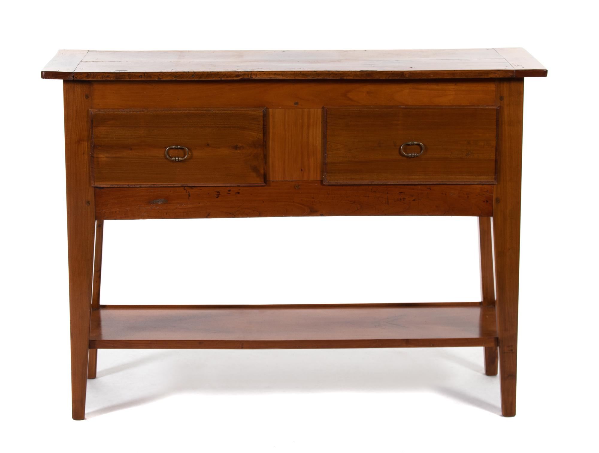 A Provincial Cherrywood Server — 19TH/20TH CENTURY