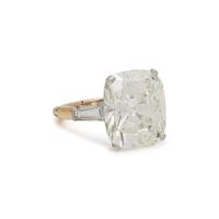 14.45 CARAT CUSHION BRILLIANT CUT DIAMOND RING