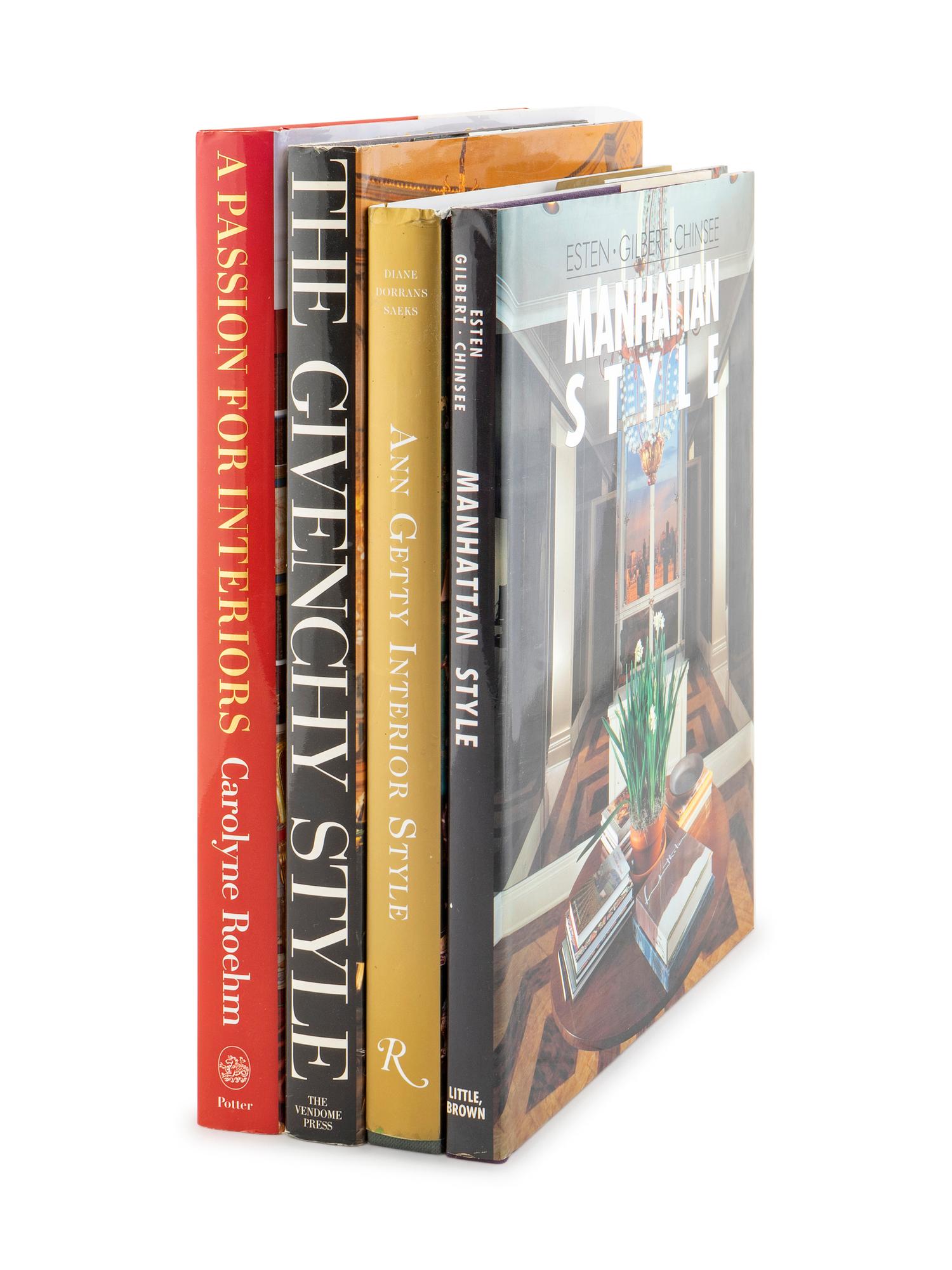 [Interior Design] Four Hardcover Books On Interior Design Style — 20TH/21ST CENTURY