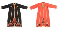 Two Egyptian Caftans Length of longest 57 inches. — 20TH CENTURY