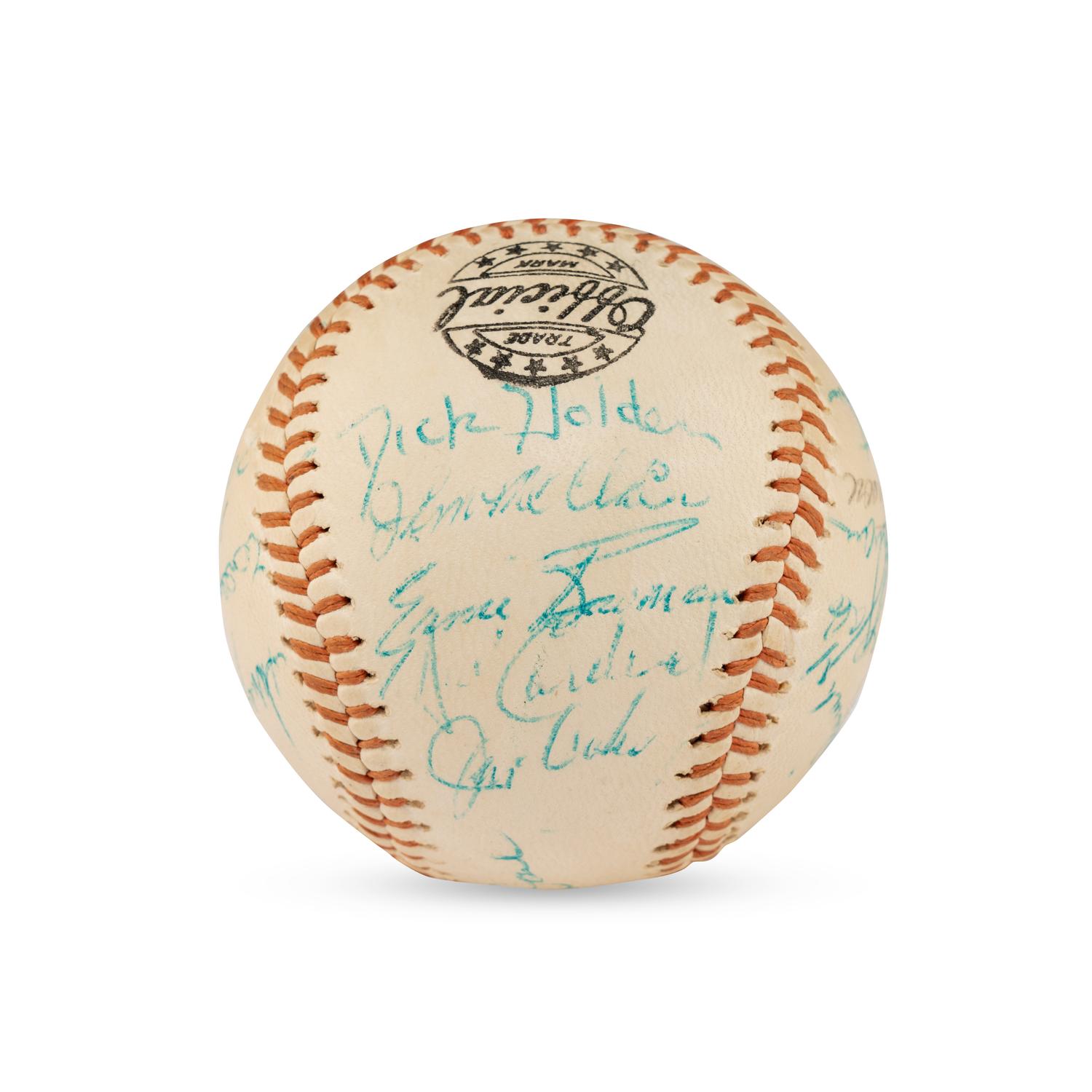 A 1963 San Francisco Giants Team Signed Autograph Baseball (Beckett Authentication Services)