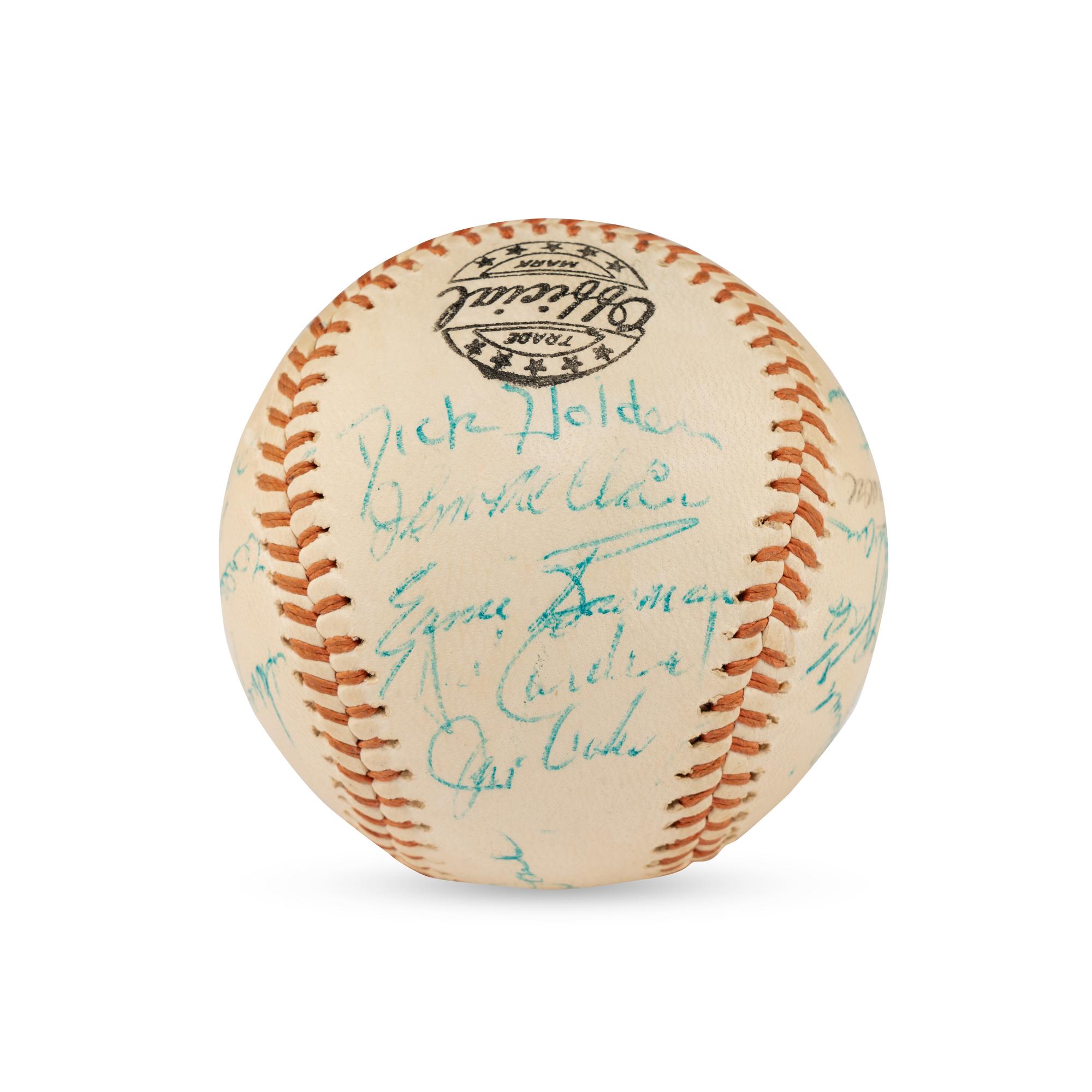 A 1963 San Francisco Giants Team Signed Autograph Baseball (Beckett Authentication Services)