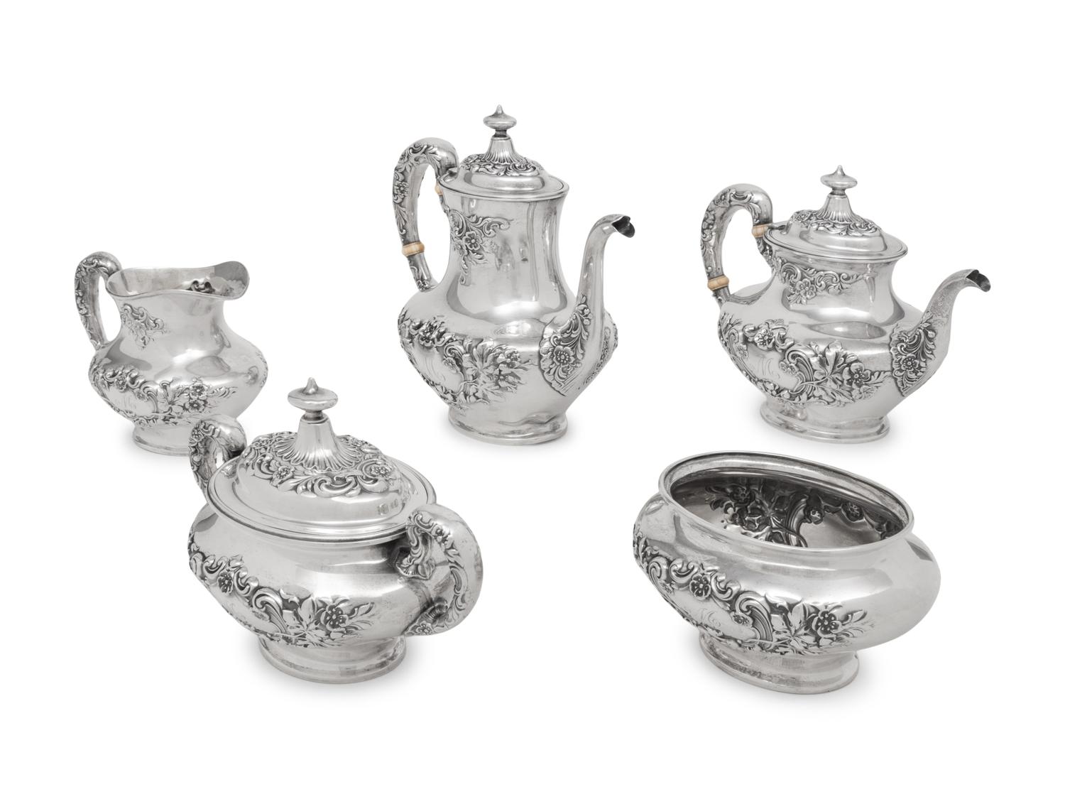 An American Silver Tea and Coffee Service