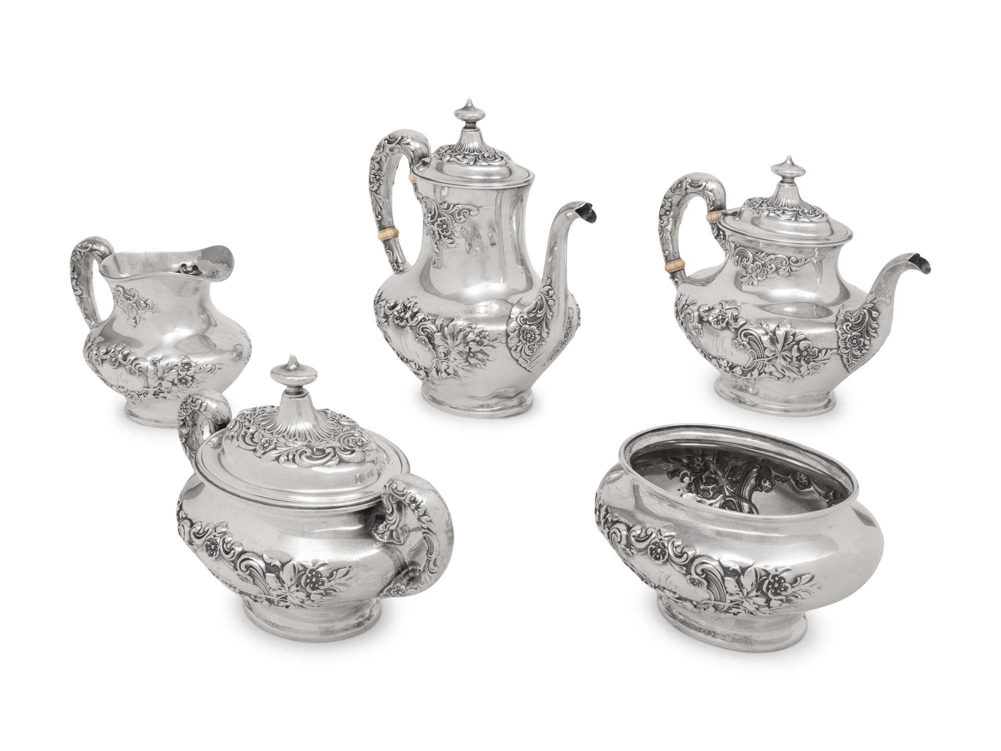 An American Silver Tea and Coffee Service
