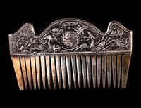 Seven Chinese Metal Hair Accessories