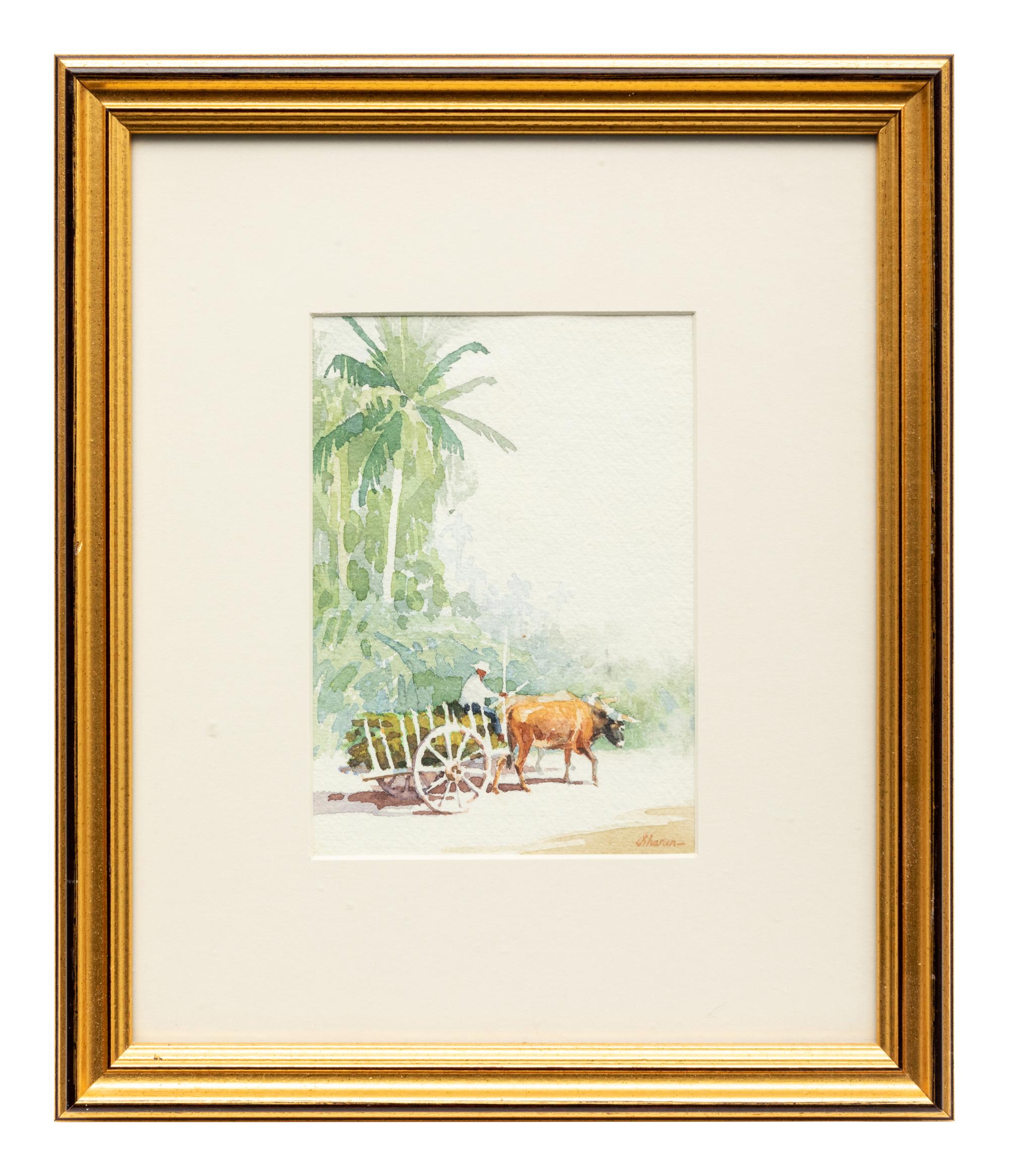 Farmer with Cart