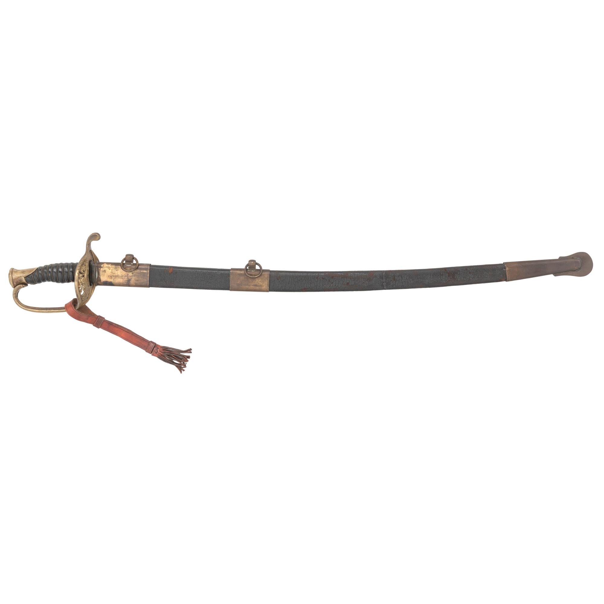 Etched Blade Leech & Rigdon Staff Officer's Sword