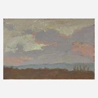 Robert Kulicke (American, 1924-2007) Sunset at New Paltz