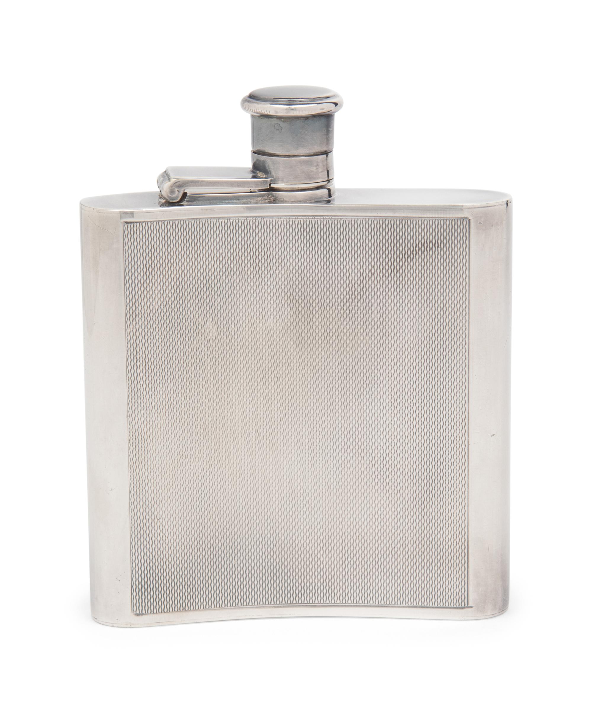 HERMÈS SILVER-PLATED FLASK