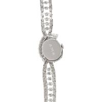 HAMILTON, PLATINUM AND DIAMOND SURPRISE WATCH