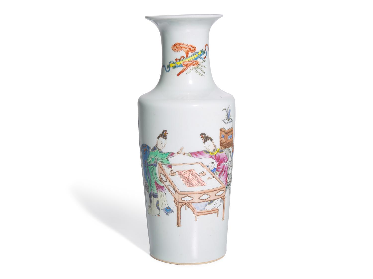A Chinese Famille Rose Porcelain Vase