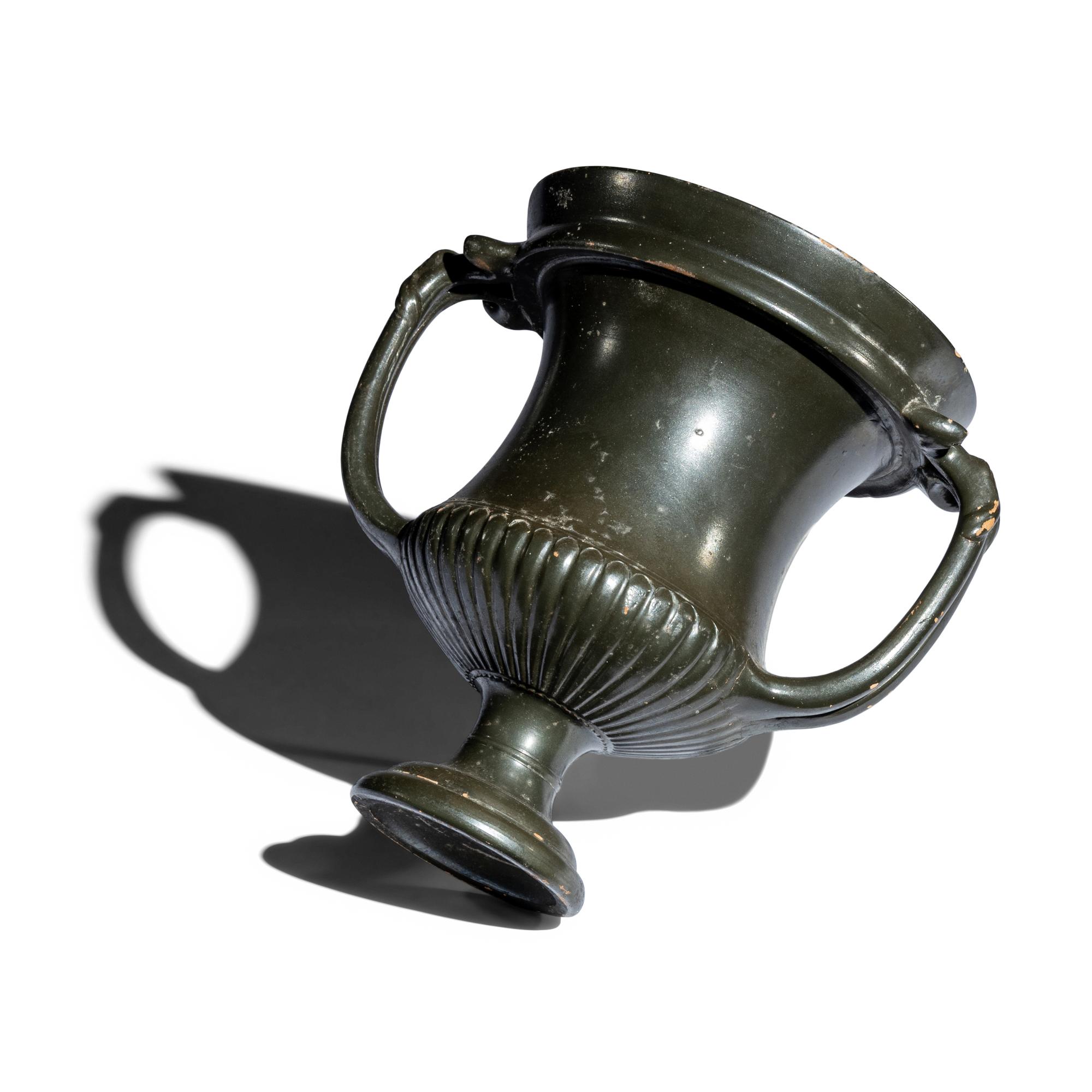 An Etruscan Malacena-Ware Kantharos