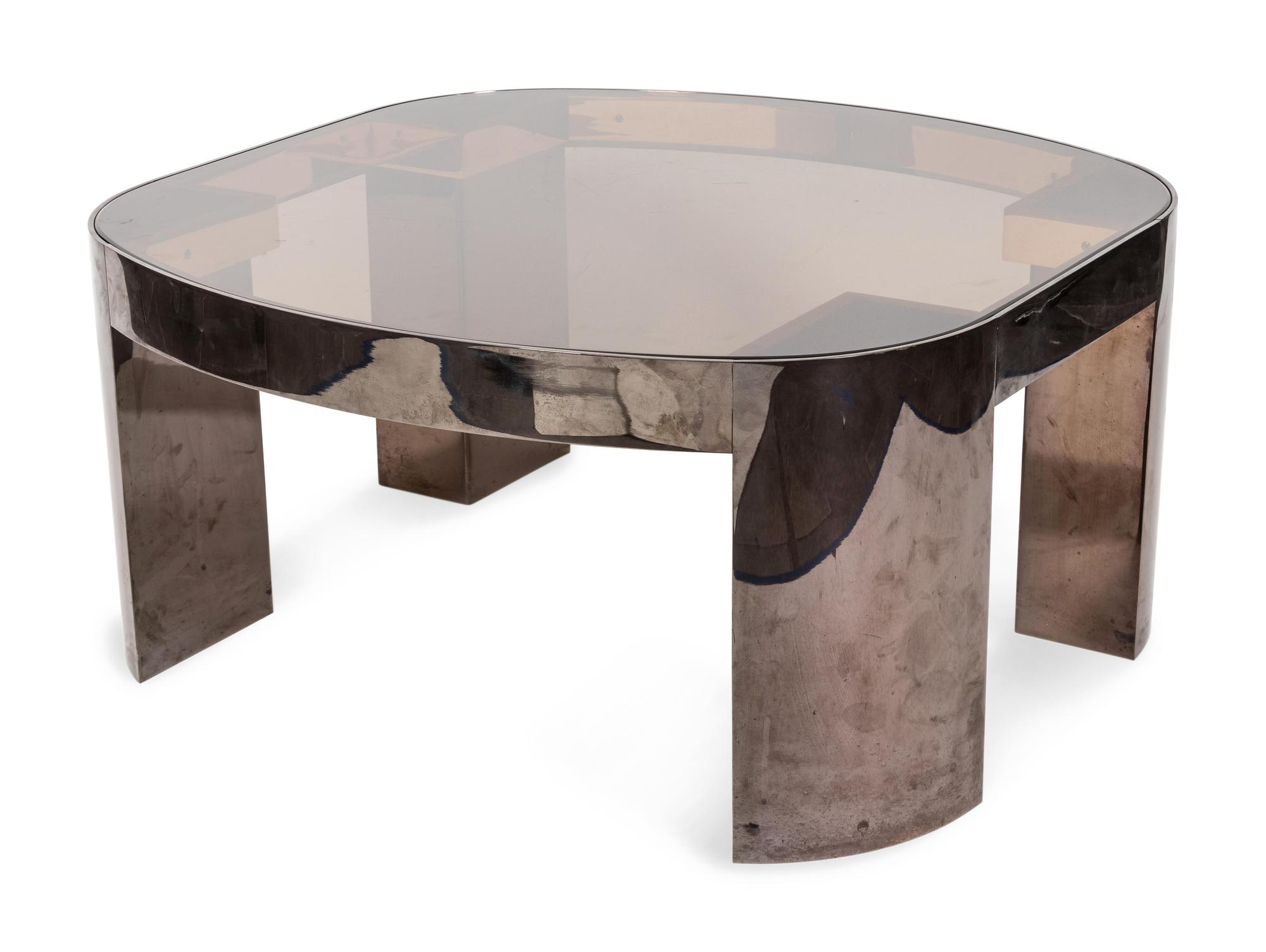 A Pair of Karl Springer Coffee Tables — 20TH CENTURY