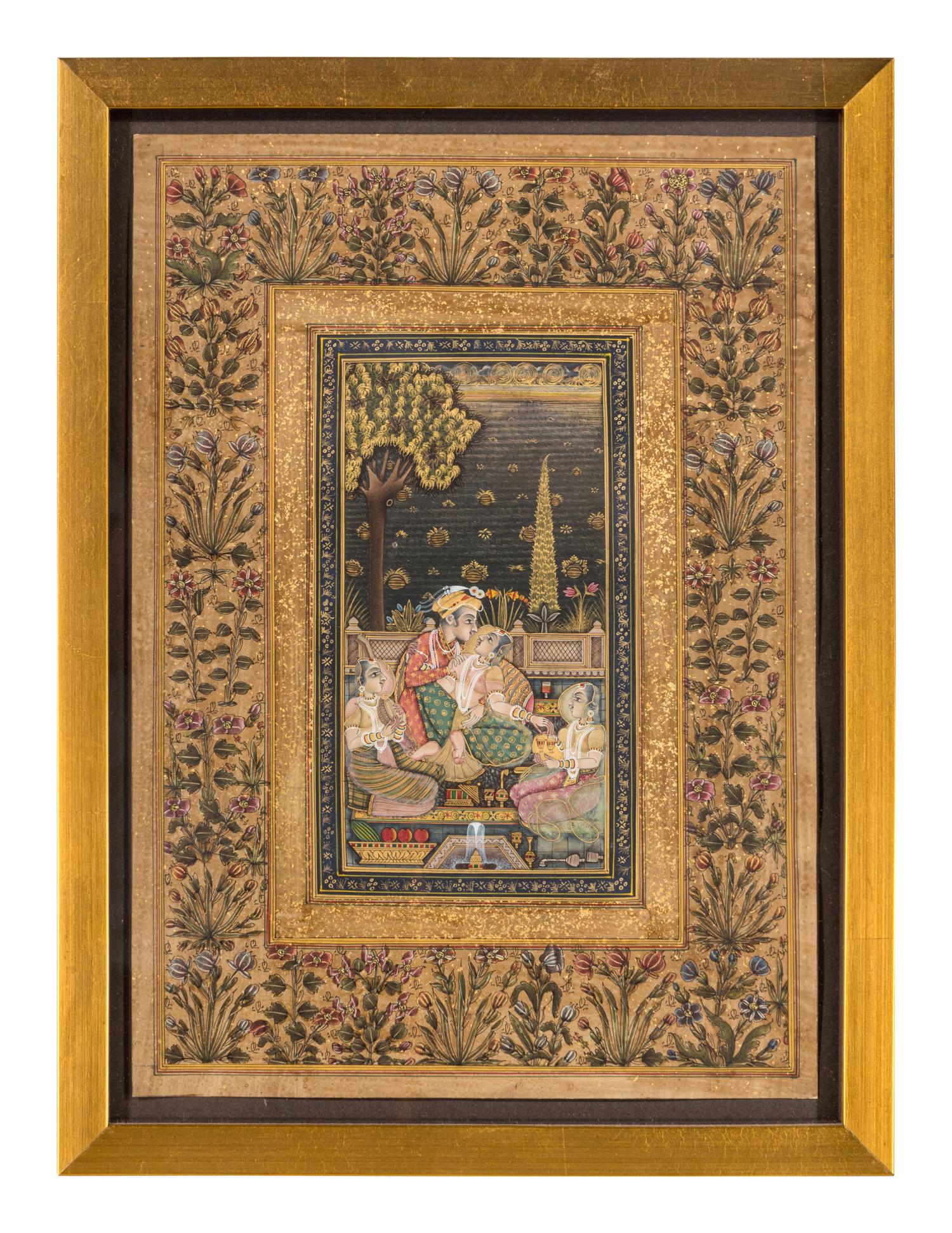 A Persian Miniature Painting