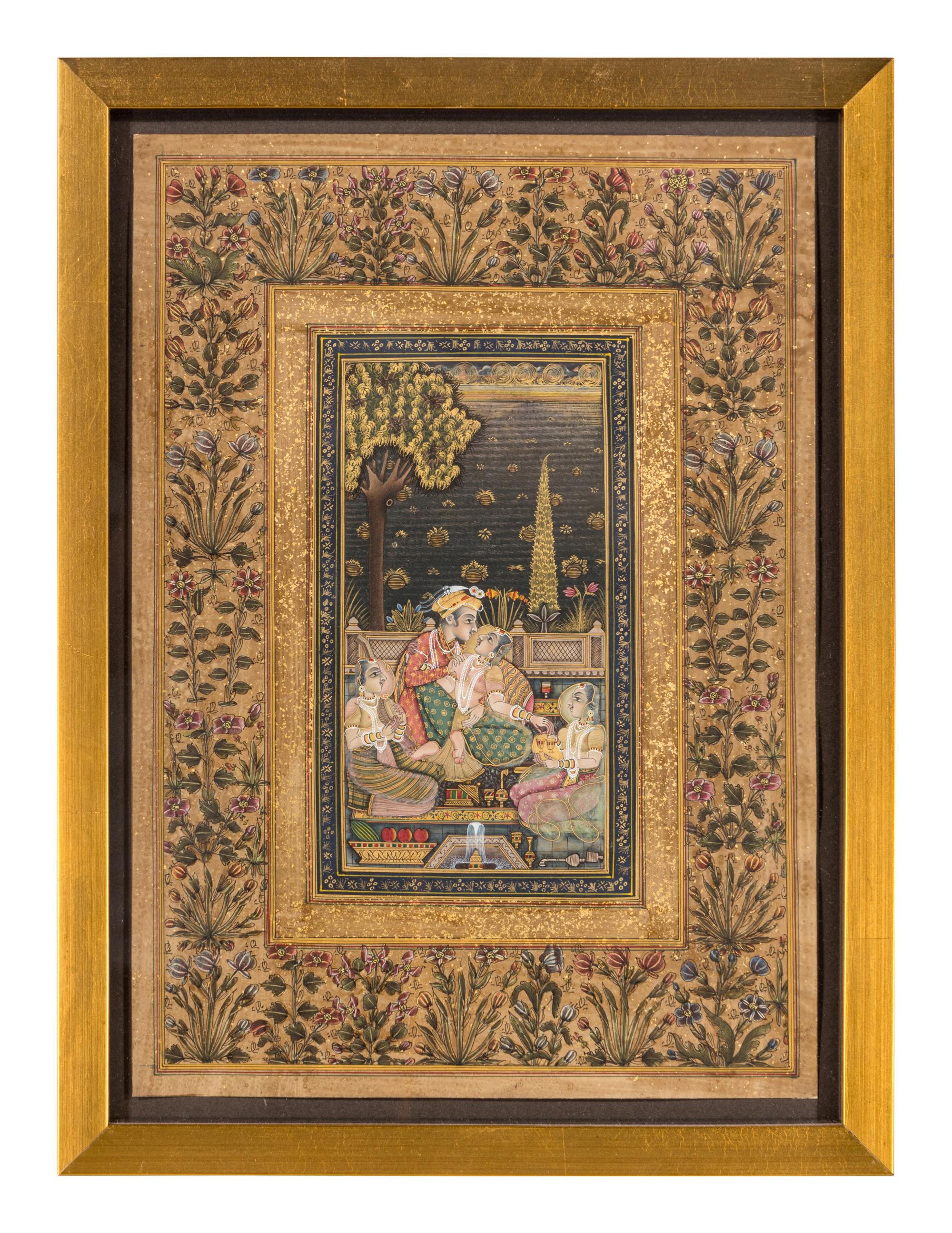 A Persian Miniature Painting