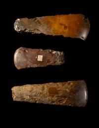 Three Neolithic Flint Thick-Butted Axes