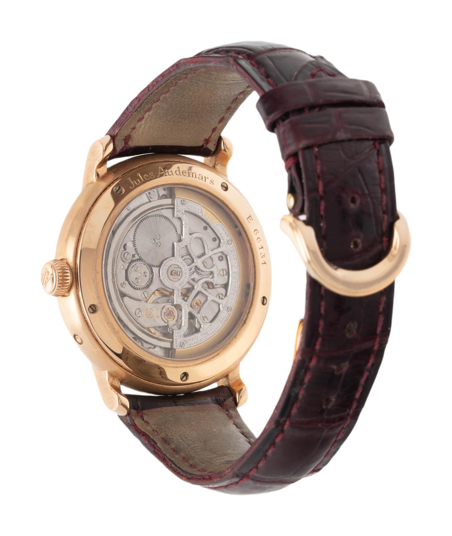 A FINE AND RARE AUDEMARS PIGUET REF. 25934 18K PINK GOLD 'JULES AUDEMARS' PERPETUAL CALENDAR, EQUATION OF TIME WRISTWATCH