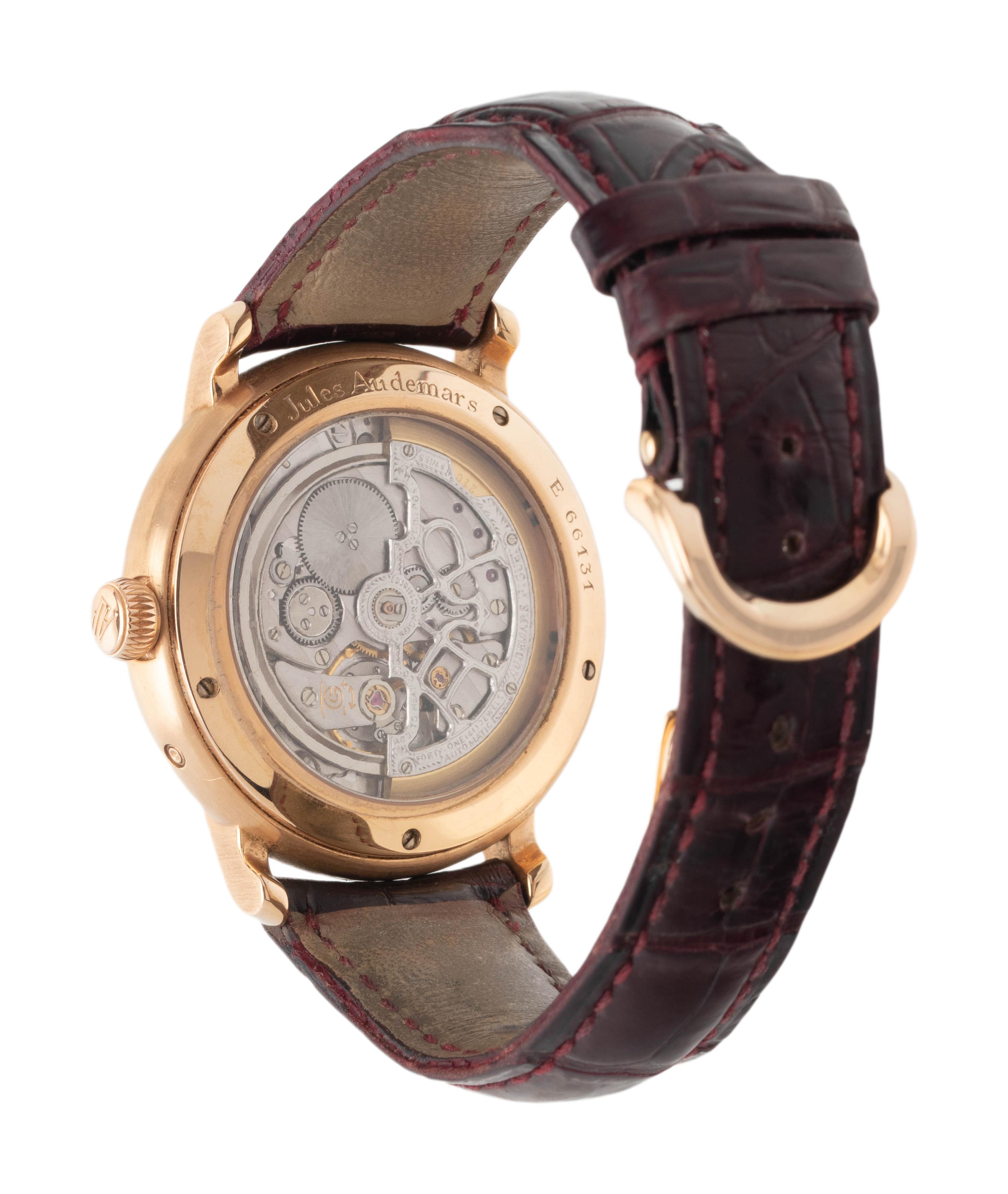 A FINE AND RARE AUDEMARS PIGUET REF. 25934 18K PINK GOLD 'JULES AUDEMARS' PERPETUAL CALENDAR, EQUATION OF TIME WRISTWATCH