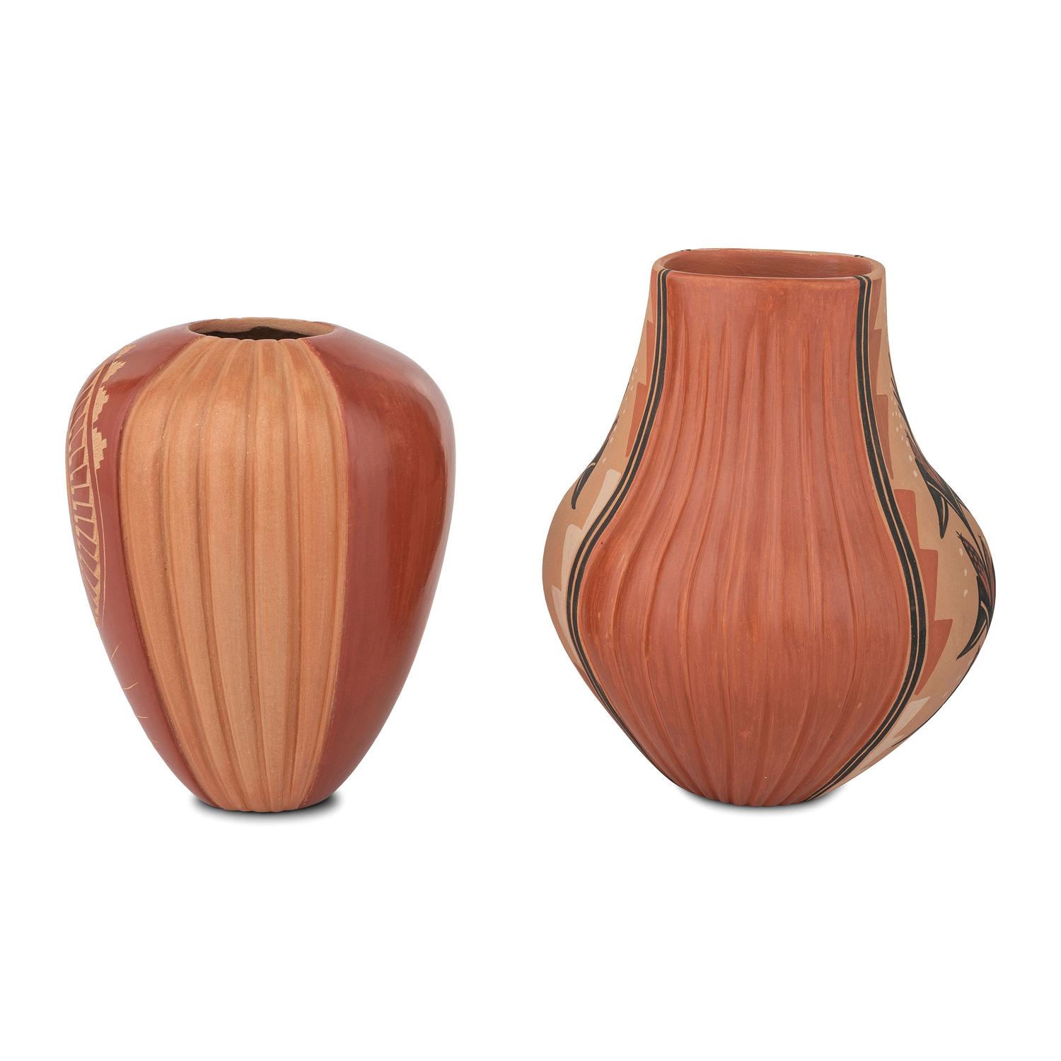 Jemez Redware Jars