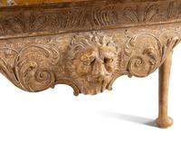 A George II Gilt-Gesso and Marmo Giallo Marble Table