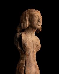 An Egyptian Wood Servant Figure