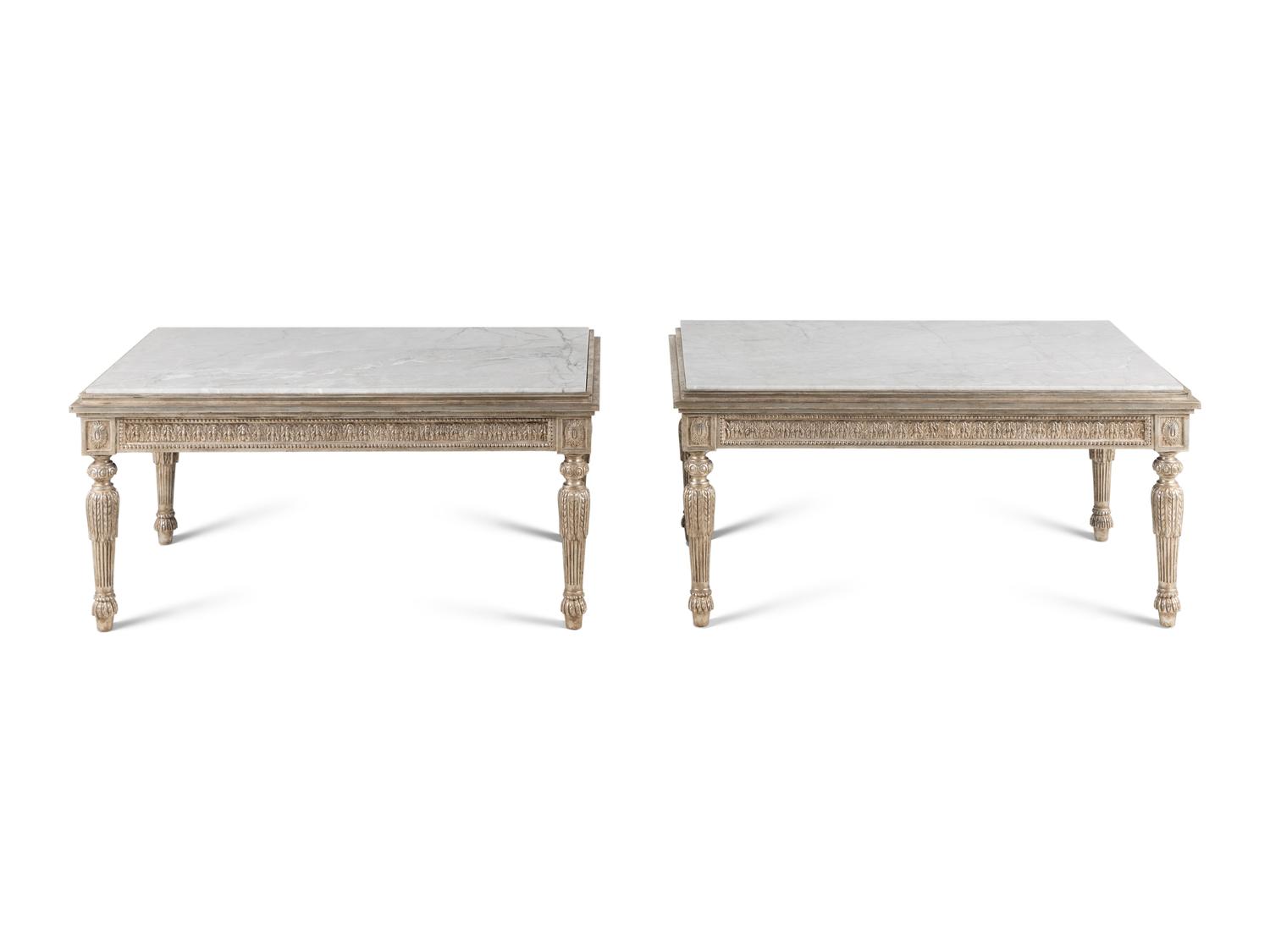 A Pair of Ebanista Montaigne Low Tables