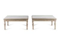 A Pair of Ebanista Montaigne Low Tables