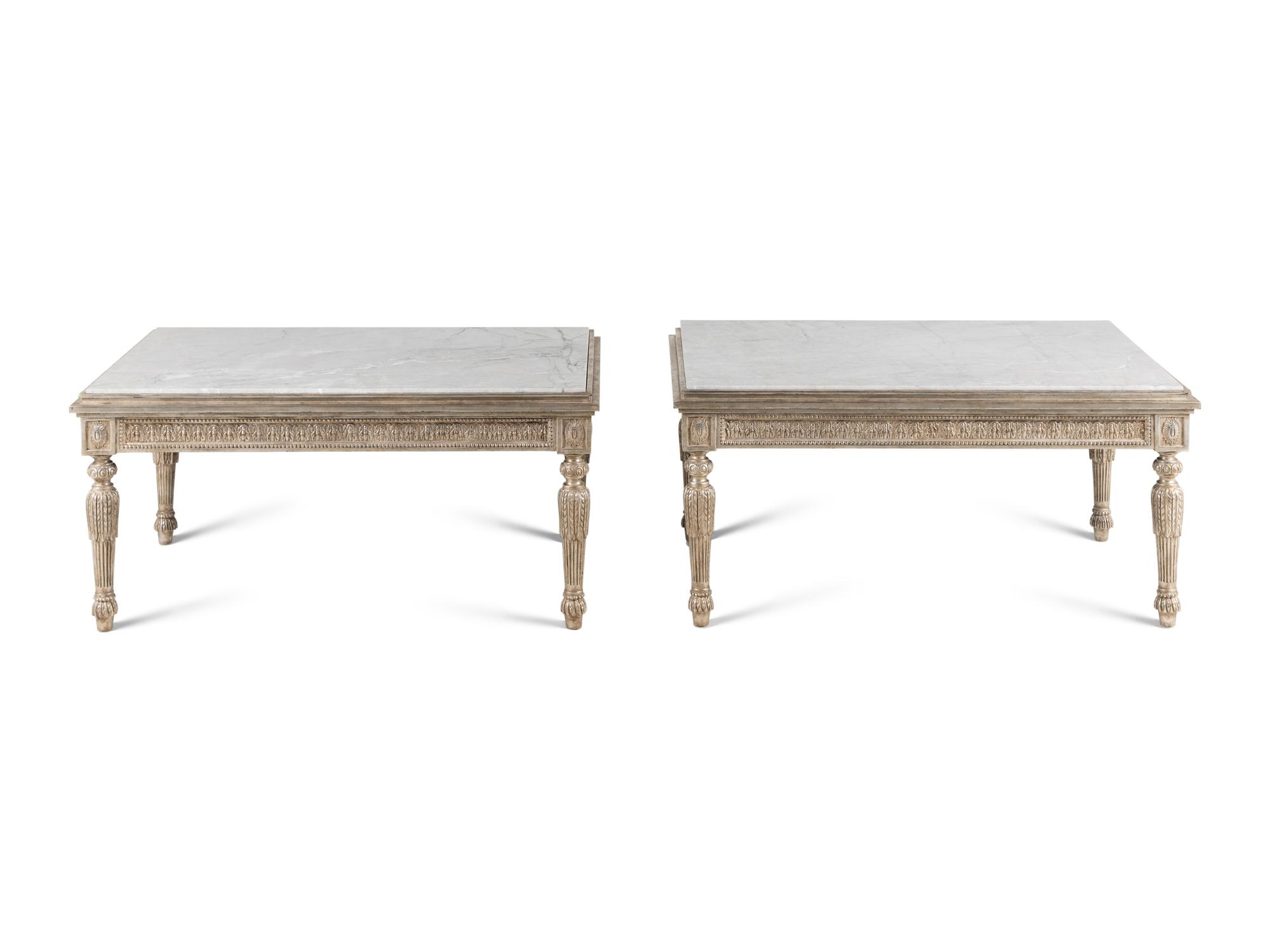 A Pair of Ebanista Montaigne Low Tables