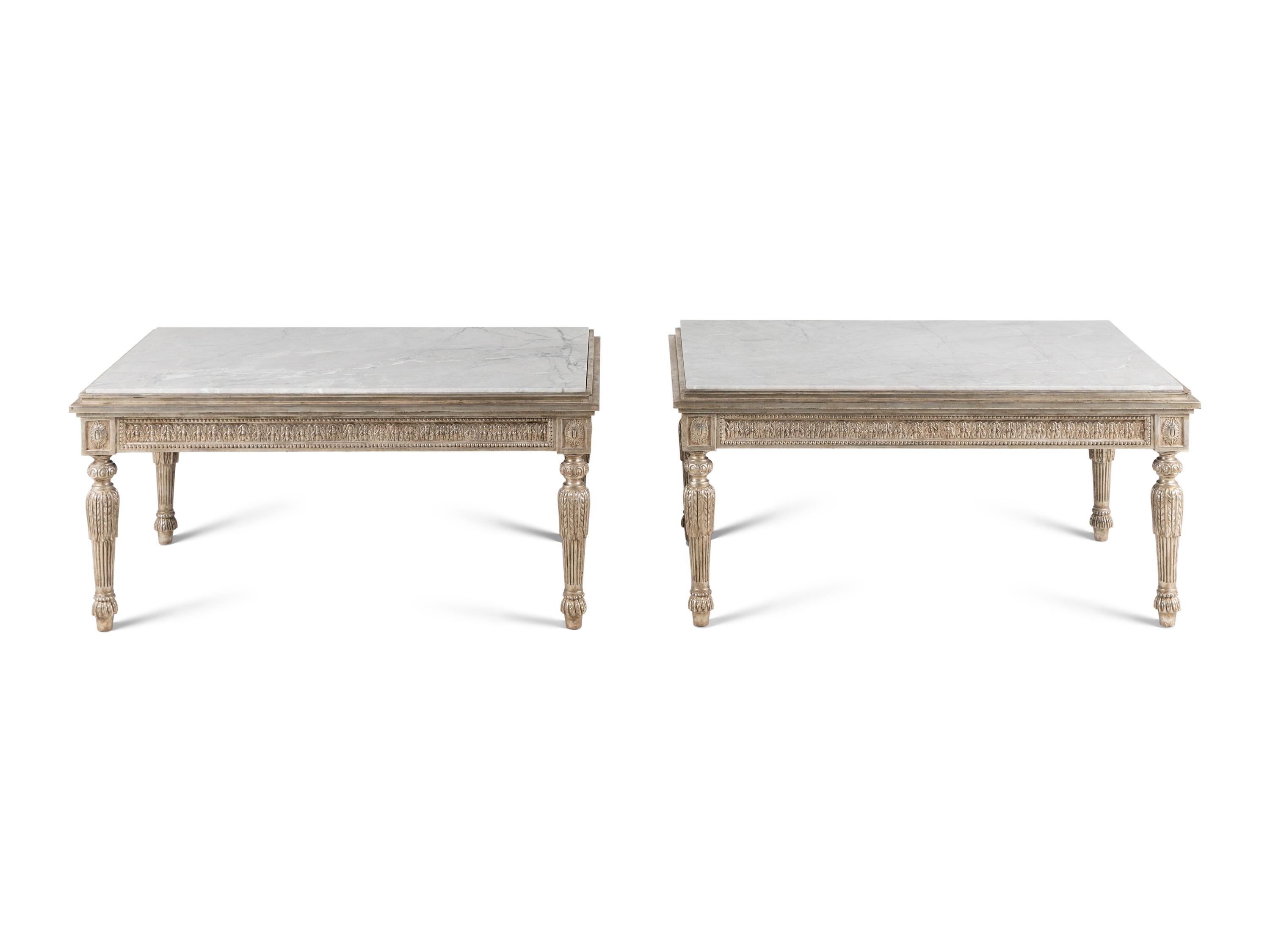 A Pair of Ebanista Montaigne Low Tables