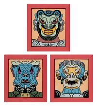 Untitled (Alien Mugshots) , c. 1976 (a group of three works)