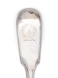 A Victorian Silver Serving Ladle