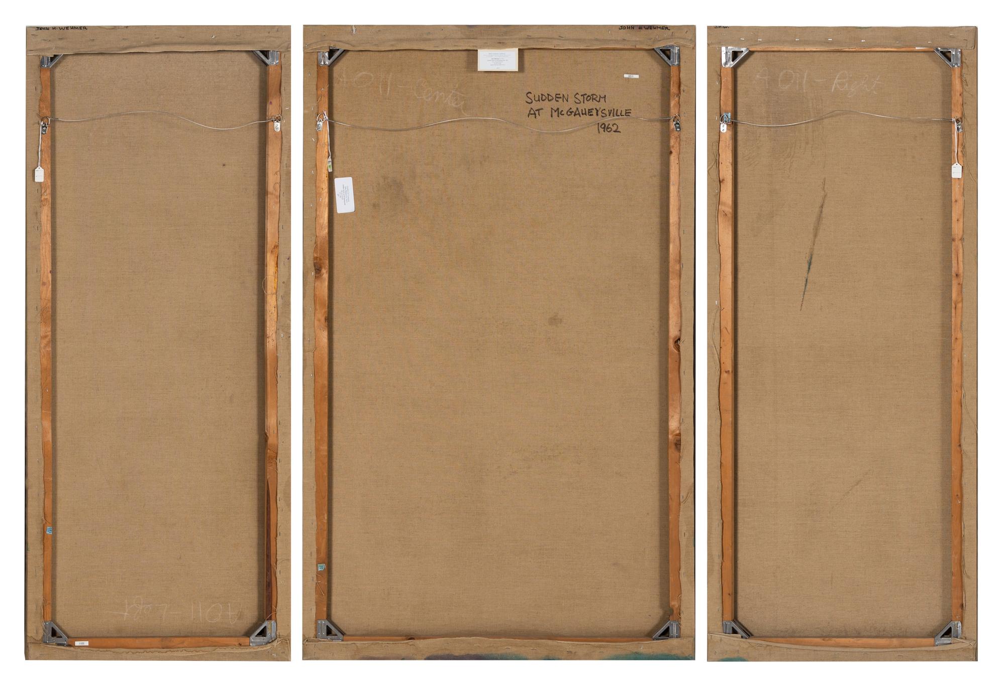 Sudden Storm at McGaheysville (Triptych) , 1962