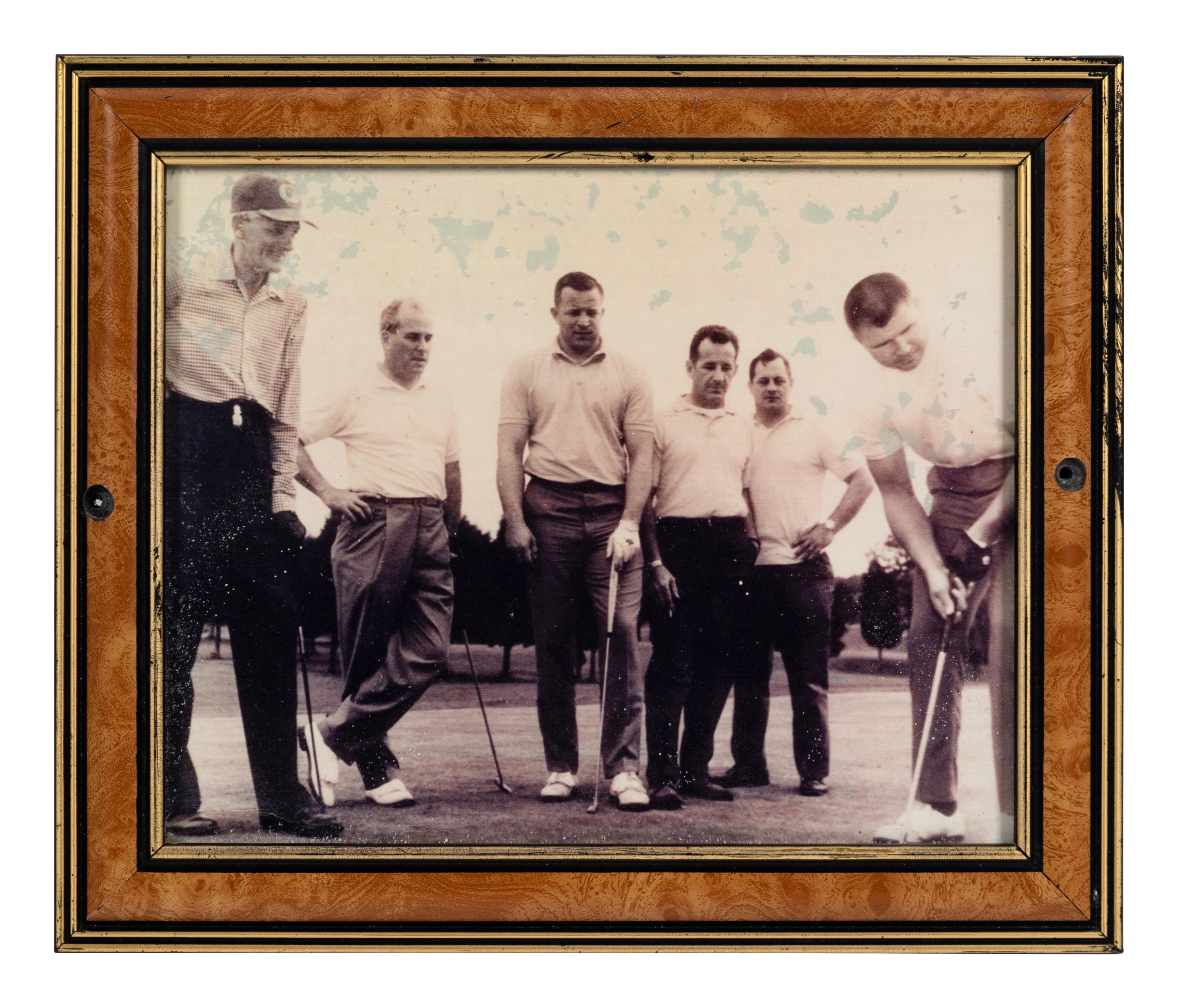 A Group of 13 Photographs of Golfers Formerly Displayed at Mike Ditka’s Restaurant