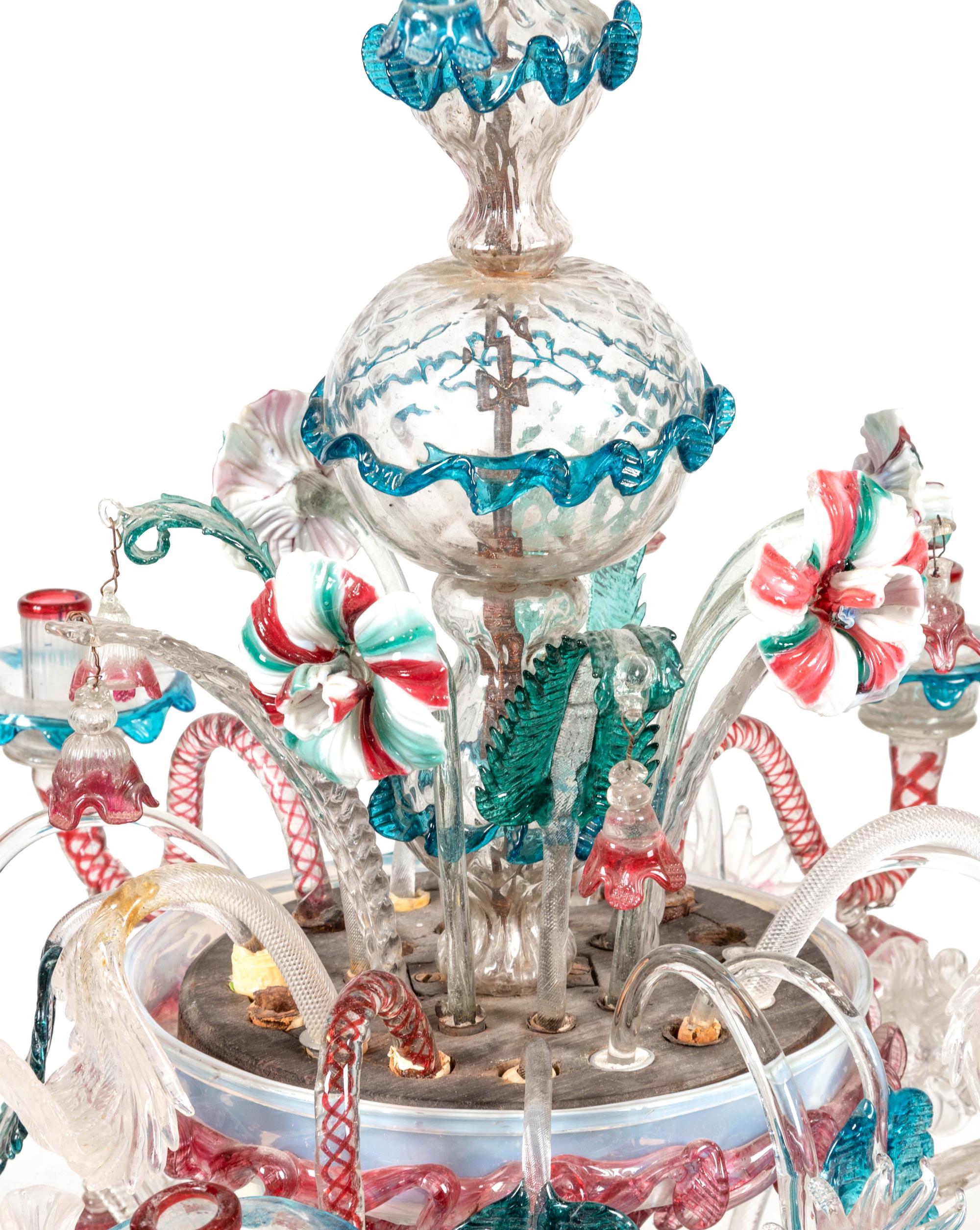 A Murano Glass Chandelier