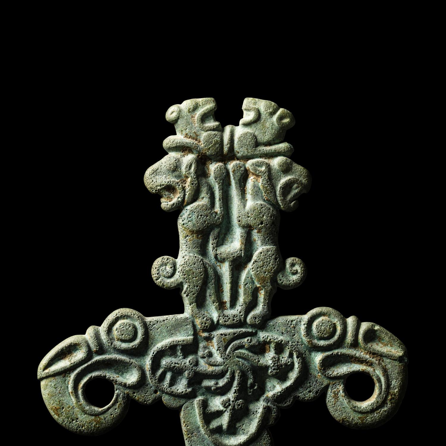A Scythian Bronze Horse Frontlet Plaque