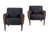 A Pair of RB Gorman Lounge Chairs Retailed by Manifesto