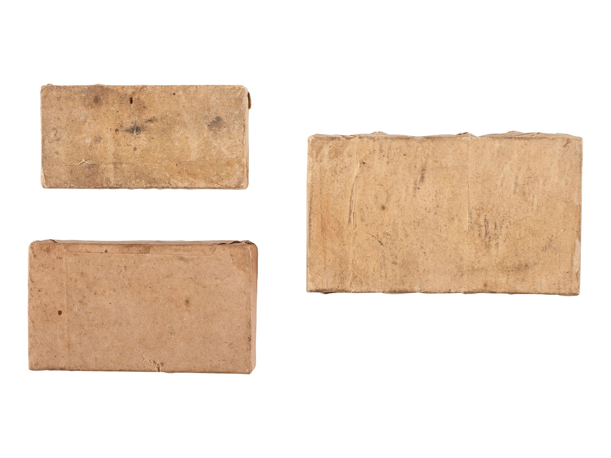 [CIVIL WAR]. A group of 3 unopened packets of 6 cartridges for Colt's Pocket, Army, and Navy pistols.