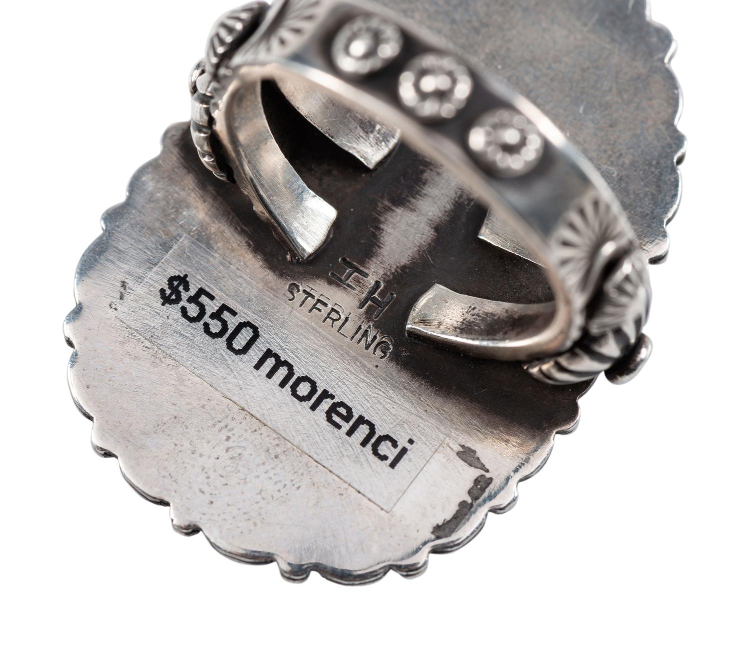 Navajo Sterling Silver Rings, with Inlay