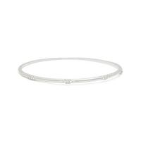 ANNA SHEFFIELD, WHITE GOLD AND DIAMOND 'CELESTINE' BANGLE BRACELET