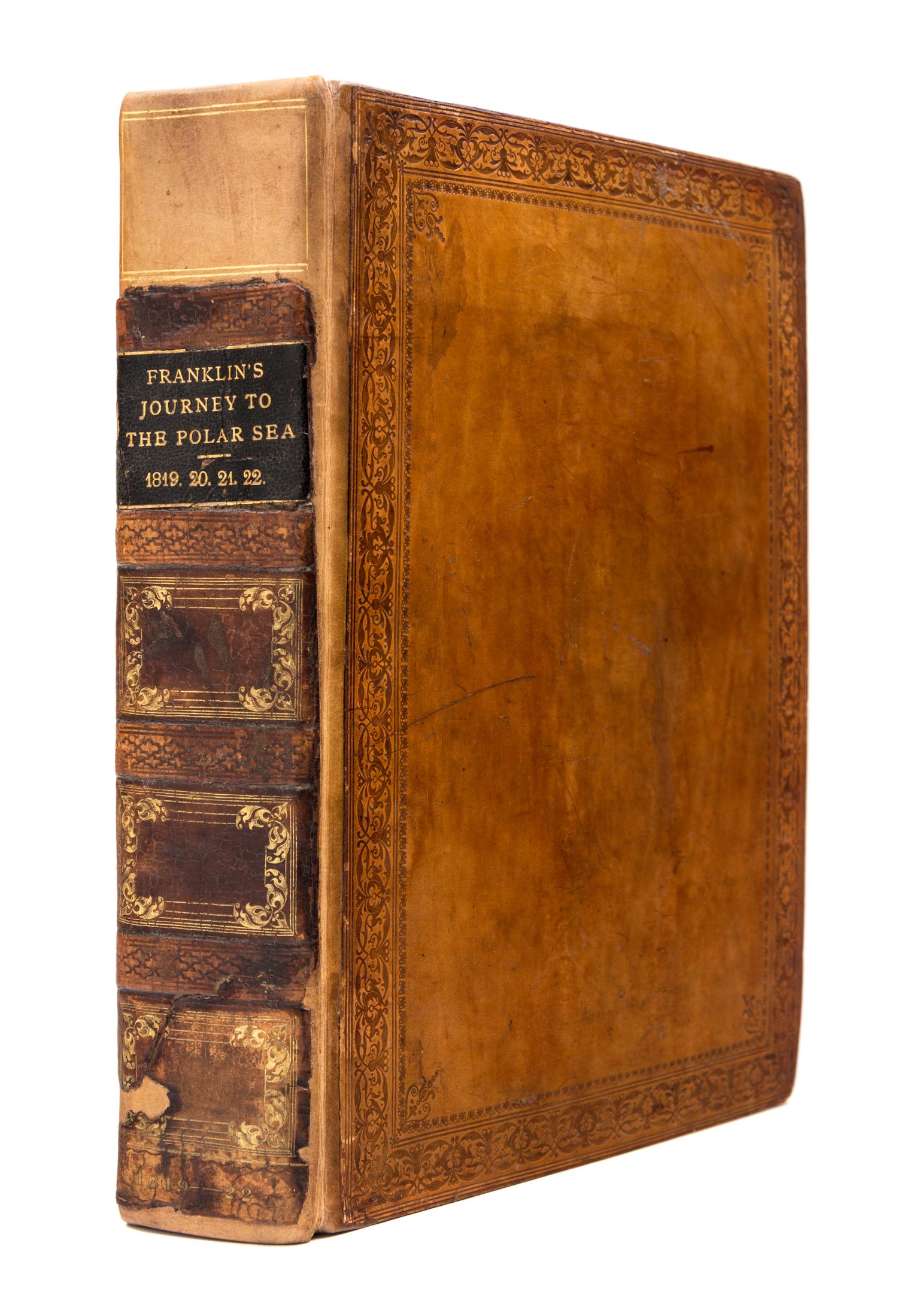 FRANKLIN, John, Sir (1786-1847). Narrative of a Journey to the Shores of the Polar Sea. London: 1823. FIRST EDITION, FIRST ISSUE.