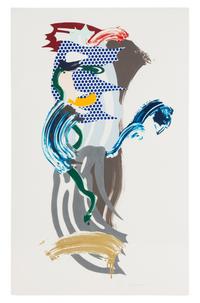 Blue Face (from Brushstroke Figures ), 1989