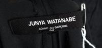A Junya Wantanabe Black Layered Blouse, Size medium.