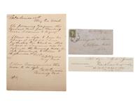 [CIVIL WAR]. Confederate autographs, incl. Generals BEAUREGARD & MAGRUDER.