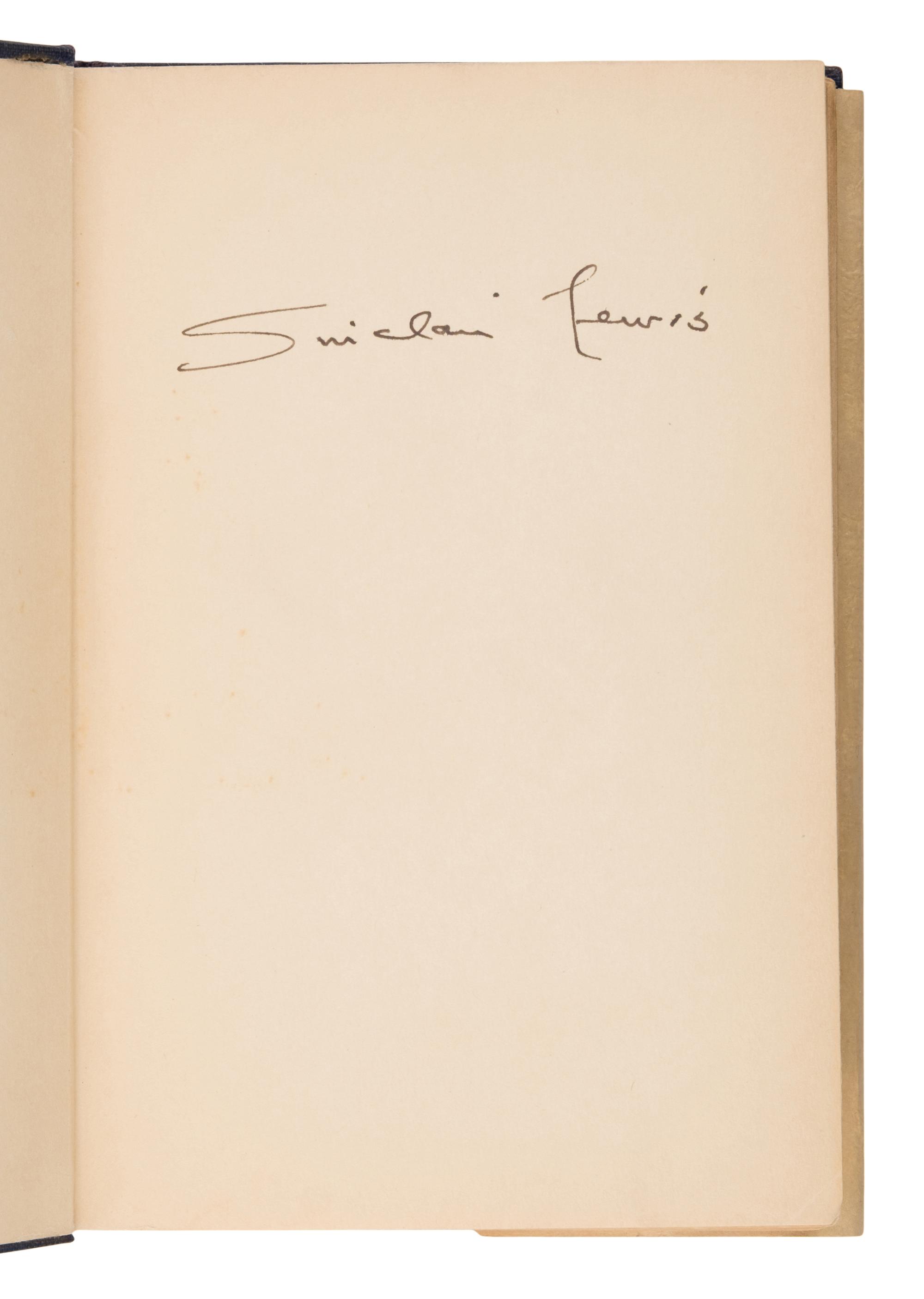 Lewis, Sinclair (1885-1951). Babbitt . New York: 1922.