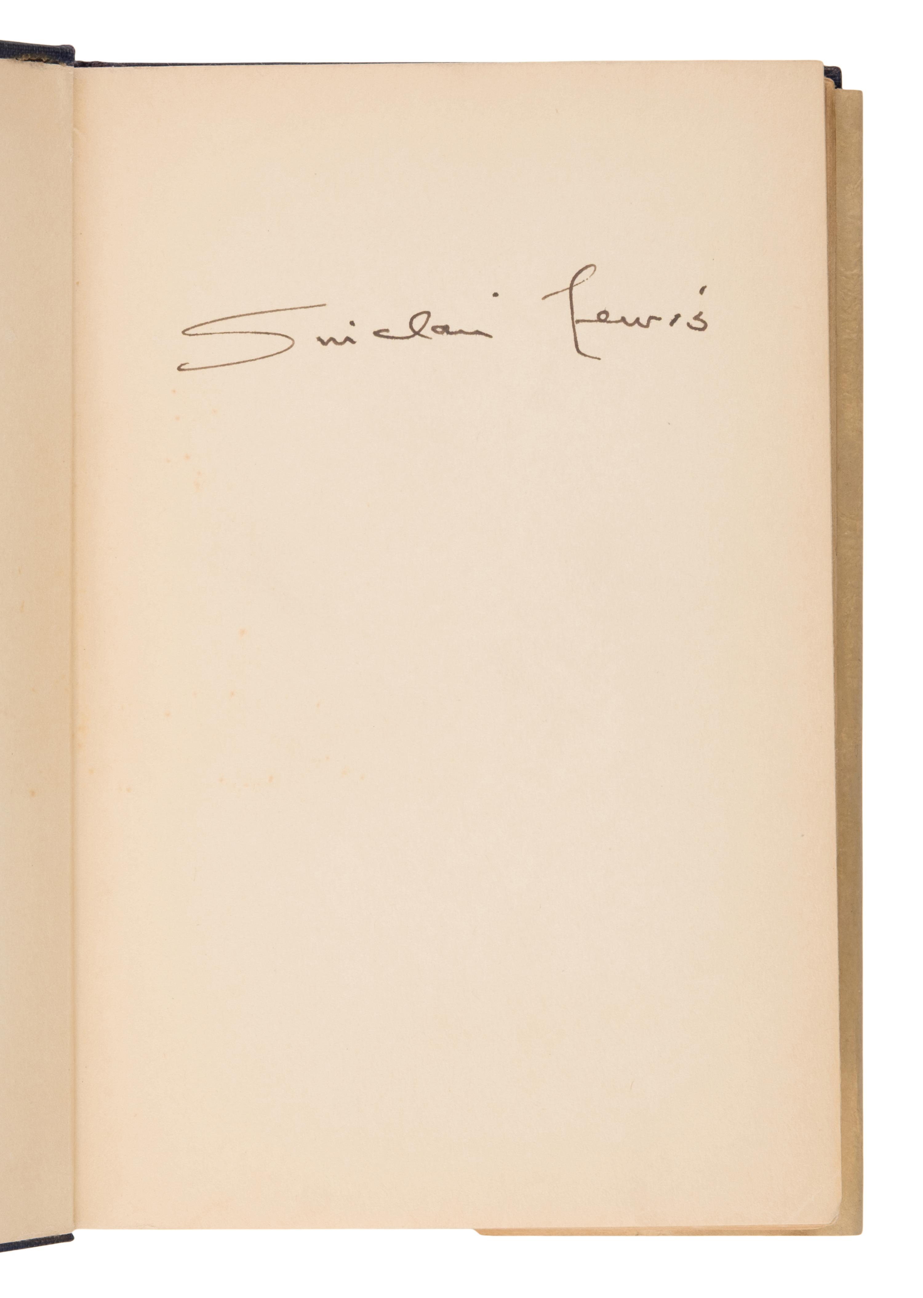 Lewis, Sinclair (1885-1951). Babbitt . New York: 1922.